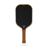 Bread & Butter Loco 16mm Elongated pickleball paddle, front face — elongated shape, Carbon–fiberglass–carbon hitting surface