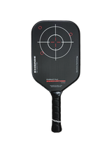 Engage Pursuit MX 6.0 pickleball paddle, front face — elongated shape, Specialized carbon hitting surface