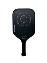 Engage Pursuit Pro EX 16 pickleball paddle, front face — elongated shape, Textured graphite hitting surface