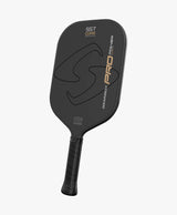 Gearbox Pro Integra Power 16 pickleball paddle, front face — elongated shape, Solid-span carbon hitting surface