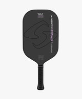 Close-up of the edge guard and bumper on the Gearbox Pro Power Elongated pickleball paddle