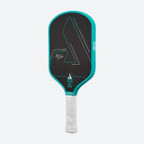 Close-up of the edge guard and bumper on the JOOLA Hyperion CFS 16 pickleball paddle