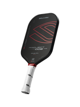 Selkirk Labs 008 Project 16 pickleball paddle, front face — elongated shape, Raw carbon fiber hitting surface