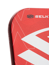 Close-up of the edge guard and bumper on the Selkirk LUXX Control Air Invikta pickleball paddle