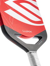Handle of the Selkirk LUXX Control Air Invikta pickleball paddle — 5.5 in grip length, 4.25 in circumference